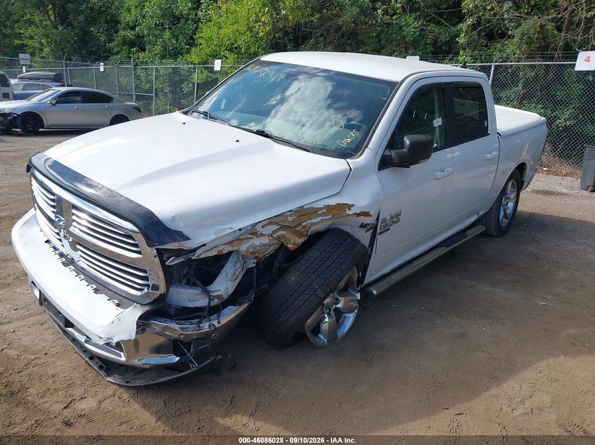 Vin: 1c6rr7lt3ks708365, lot: 46585635, ram 1500 classic big horn  4x4 5'7 box 20192