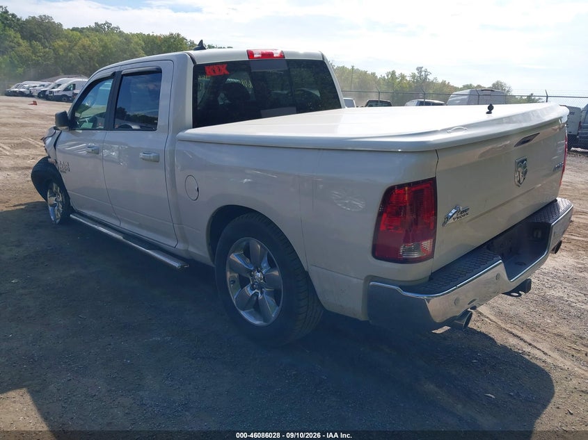 Vin: 1c6rr7lt3ks708365, lot: 46585635, ram 1500 classic big horn  4x4 5'7 box 20193