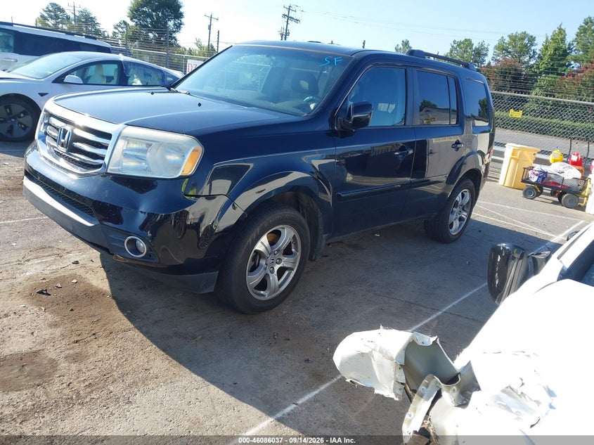 Vin: 5fnyf4h69db072405, lot: 46585644, honda pilot ex-l 20132