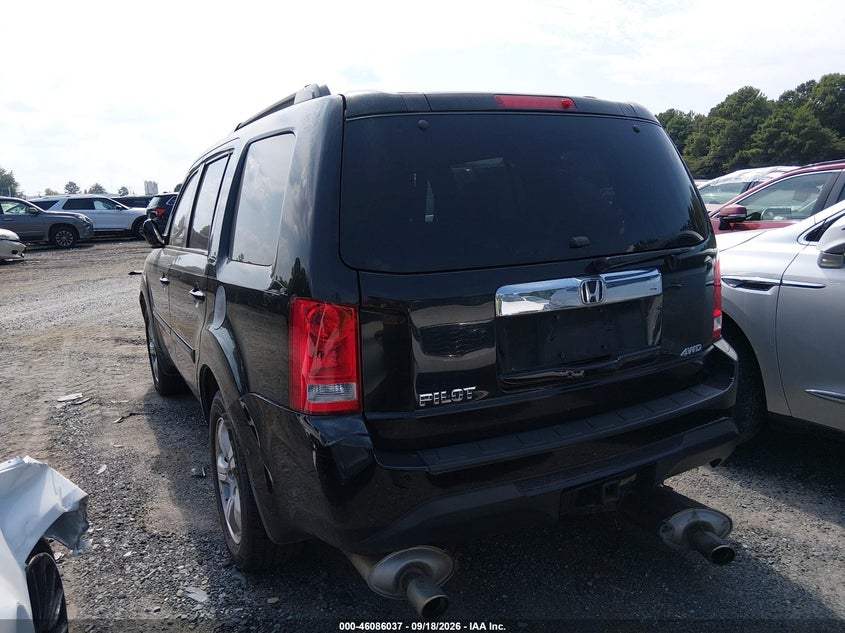 Vin: 5fnyf4h69db072405, lot: 46585644, honda pilot ex-l 20133