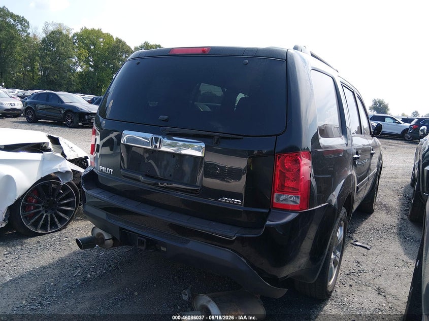Vin: 5fnyf4h69db072405, lot: 46585644, honda pilot ex-l 20134