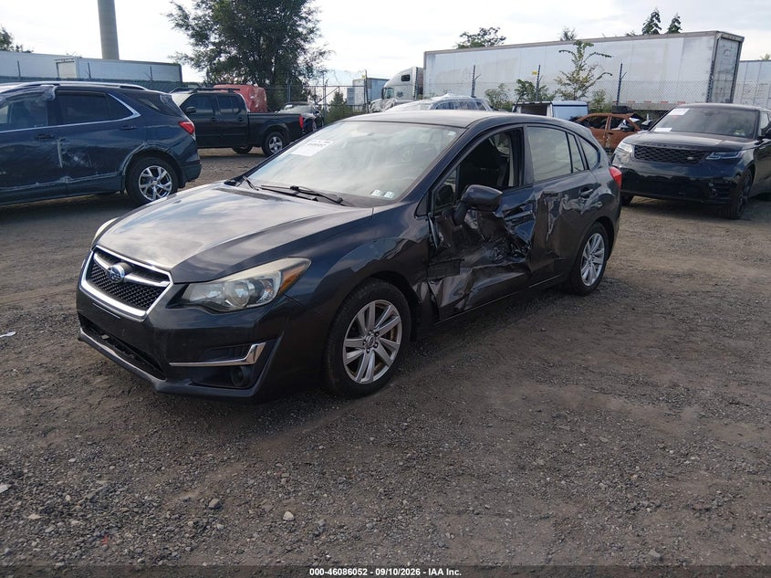 2015 Subaru Impreza, Left Side, IAAI, VIN JF1GPAC67FH260699 — photo 2