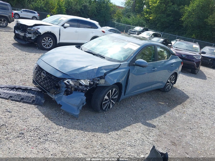 Vin: 3n1ab8cv8ry273570, lot: 46585699, nissan sentra sv xtronic cvt 20242