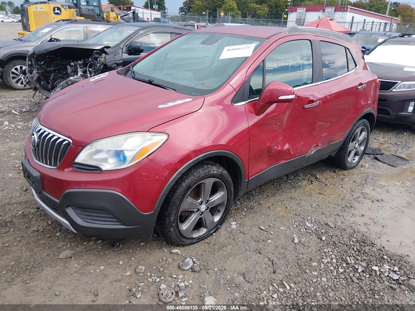 Vin: kl4cjesb6eb555644, lot: 46585742, buick encore 20142