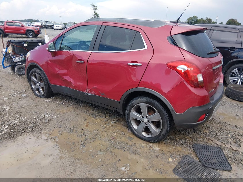 Vin: kl4cjesb6eb555644, lot: 46585742, buick encore 20143