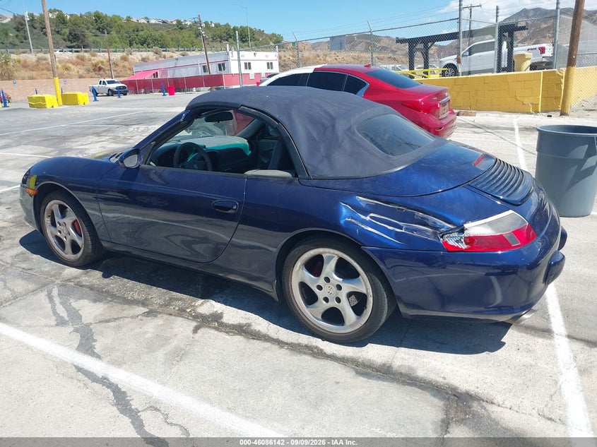 PORSCHE 911 CARRERA 2002 VIN WP0CA29952S655303