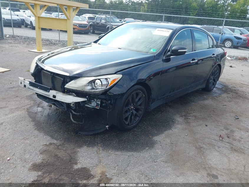 Vin: kmhgc4dd8cu151381, lot: 46585757, hyundai genesis 3.8 20122