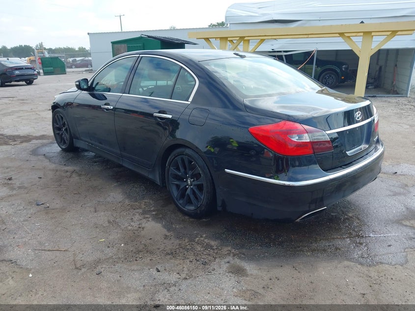 Vin: kmhgc4dd8cu151381, lot: 46585757, hyundai genesis 3.8 20123