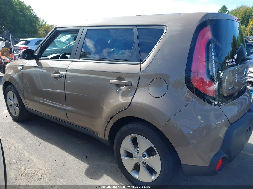 Vin: kndjn2a2xe7041719, lot: 46585777, kia soul 20143