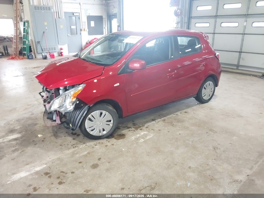 Vin: ml32auhj9rh037737, lot: 46585778, mitsubishi mirage es 20242