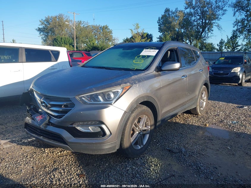 Vin: 5nmzu3lb3hh001164, lot: 46585788, hyundai santa fe sport 2.4l 20172