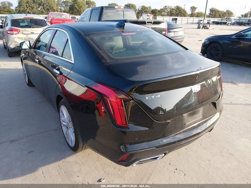 2026 CADILLAC CT4 auction photo 3