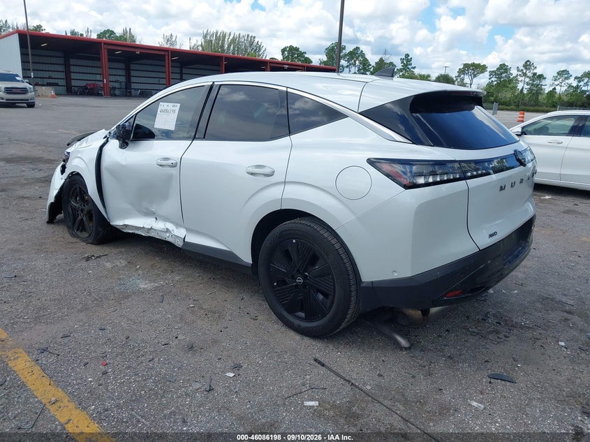 Vin: 5n1az3bs2sc130241, lot: 46585805, nissan murano sv 20253