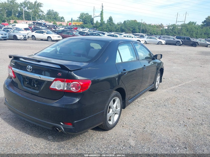 Vin: 2t1bu4ee4cc763352, lot: 46585828, toyota corolla s 20124