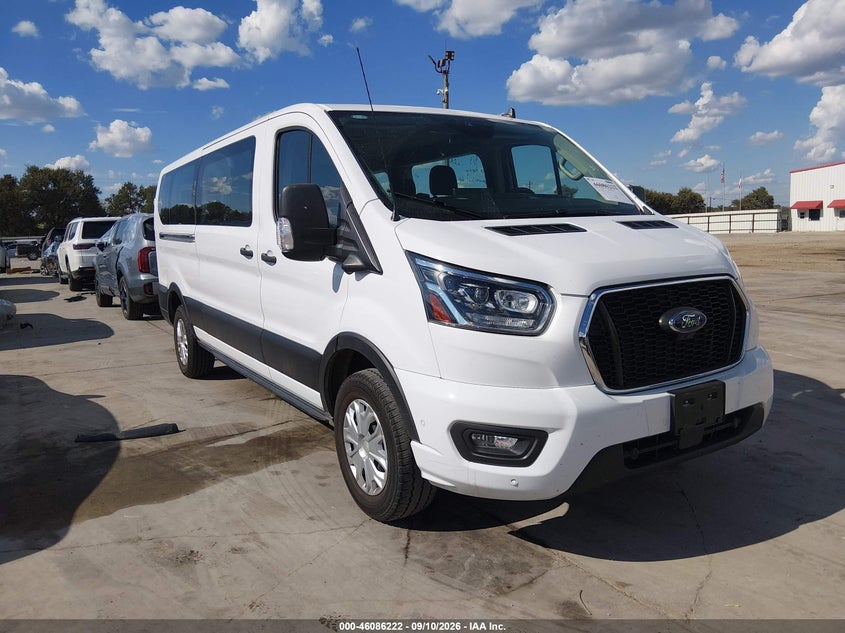 Vin: 1fbax2y89pkb37074, lot: 46585829, ford transit-350 passenger van xlt 2023 img_1