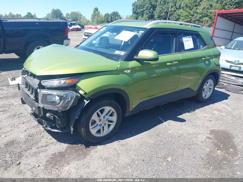Vin: kmhrc8a33lu033508, lot: 46585853, hyundai venue sel 20202