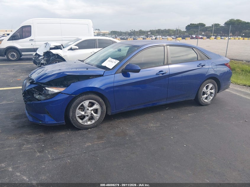 Vin: 5npll4ag1mh016952, lot: 46585886, hyundai elantra se 20212