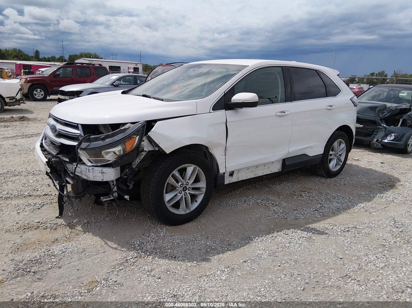 Vin: 2fmpk3j92jbc12255, lot: 46585910, ford edge sel 20182