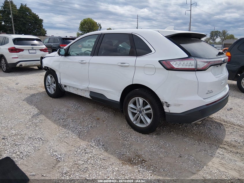 Vin: 2fmpk3j92jbc12255, lot: 46585910, ford edge sel 20183