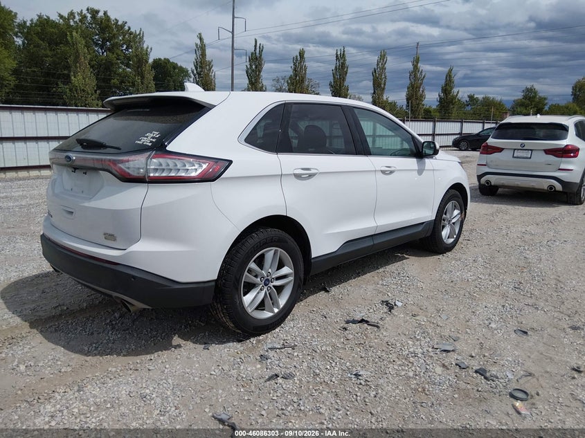Vin: 2fmpk3j92jbc12255, lot: 46585910, ford edge sel 20184