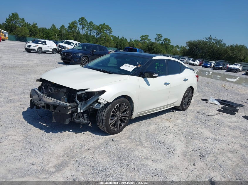 Vin: 1n4aa6ap9gc436098, lot: 46585911, nissan maxima 3.5 platinum 20162