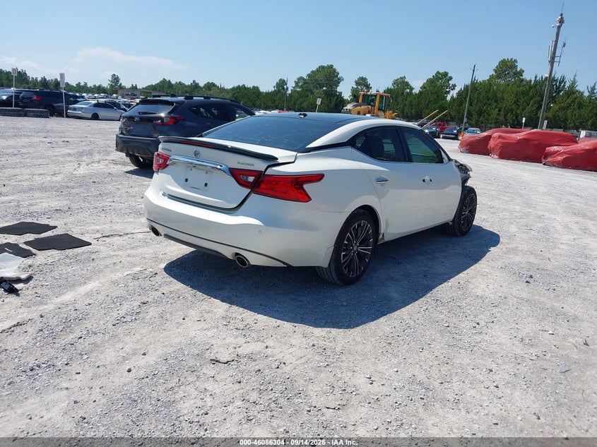 Vin: 1n4aa6ap9gc436098, lot: 46585911, nissan maxima 3.5 platinum 20164