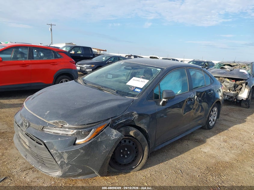 Vin: 5yfb4mde4sp305424, lot: 46585916, toyota corolla le 20252