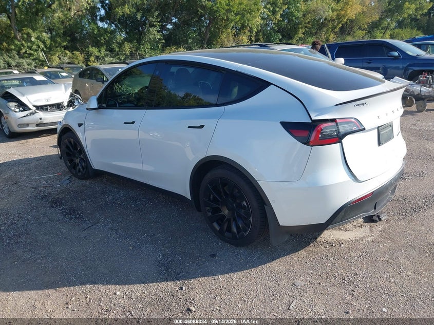 Vin: 5yjygdee3mf144367, lot: 46585941, tesla model y long range dual motor all-wheel drive 20213