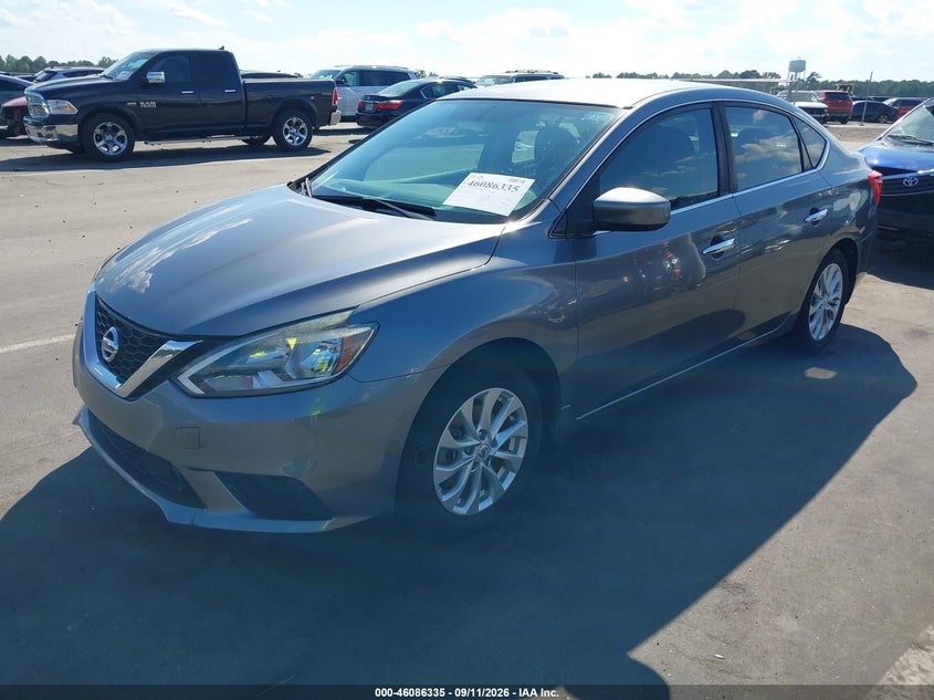Vin: 3n1ab7ap6ky202307, lot: 46585942, nissan sentra s 20192