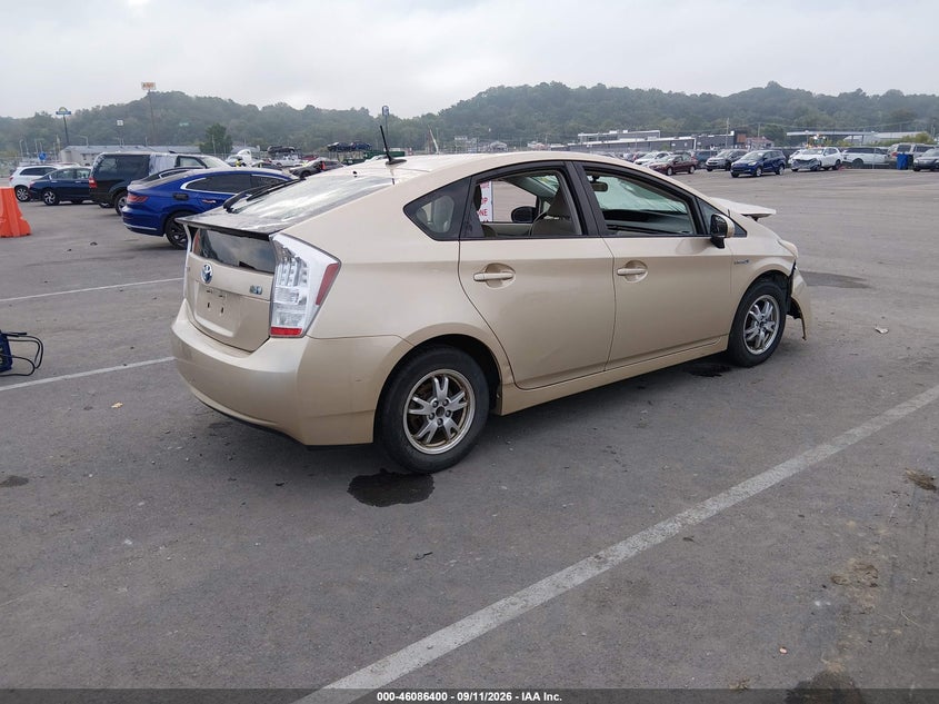 Vin: jtdkn3du7a1001750, lot: 46586005, toyota prius iii 20104