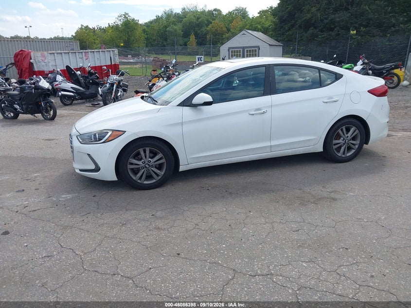 Vin: 5npd84lf1hh122849, lot: 46586007, hyundai elantra value edition 20172