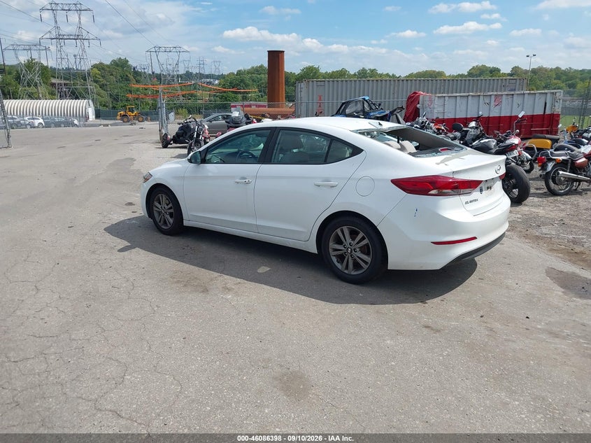 Vin: 5npd84lf1hh122849, lot: 46586007, hyundai elantra value edition 20173