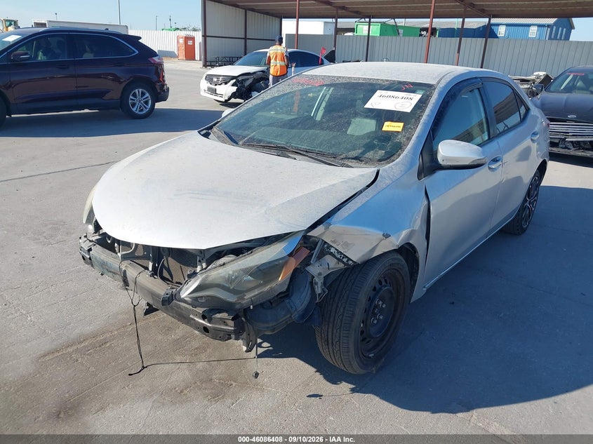 Vin: 5yfburhe3ep126805, lot: 46586015, toyota corolla s plus 20142