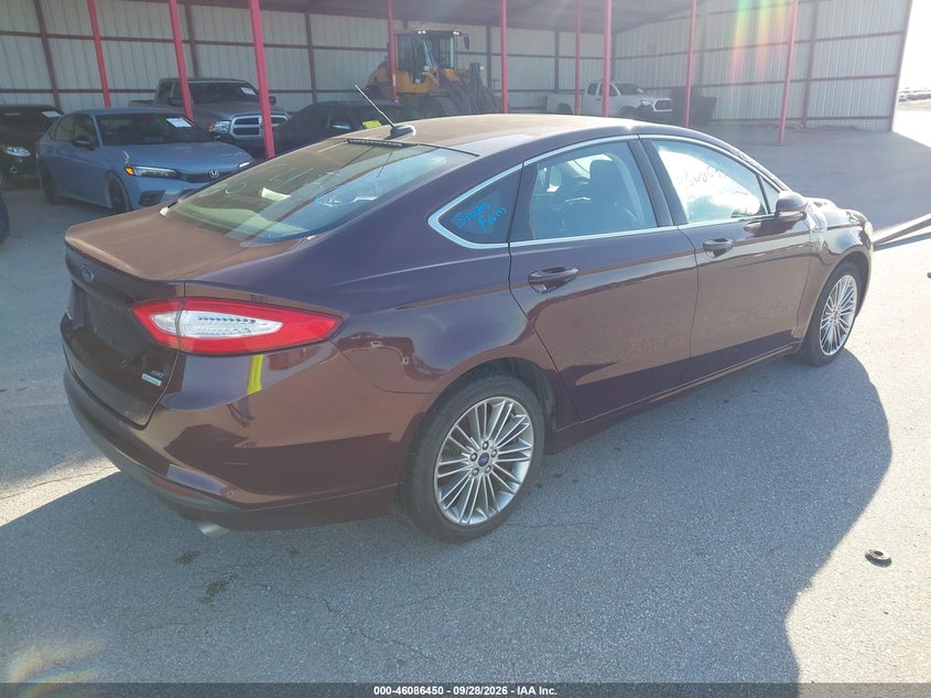 Vin: 3fa6p0hr5dr359512, lot: 46586057, ford fusion se 20134