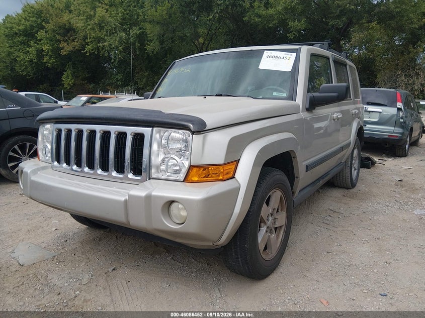 2007 Jeep Commander, Rear, IAAI, VIN 1J8HG48K87C510206 — photo 2