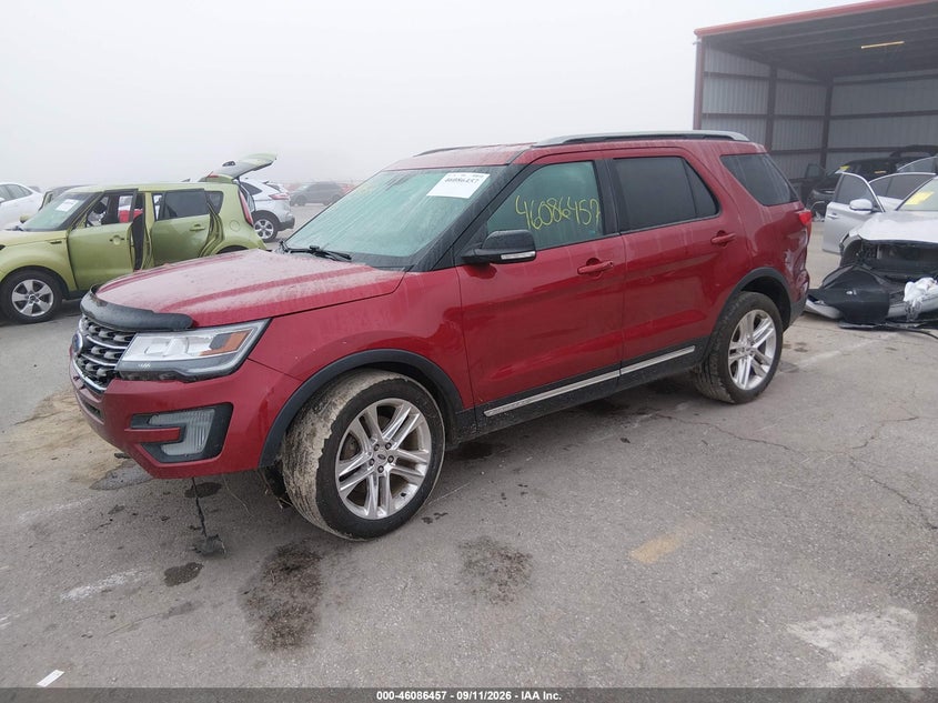 Vin: 1fm5k8d83hgb21487, lot: 46586064, ford explorer xlt 20172