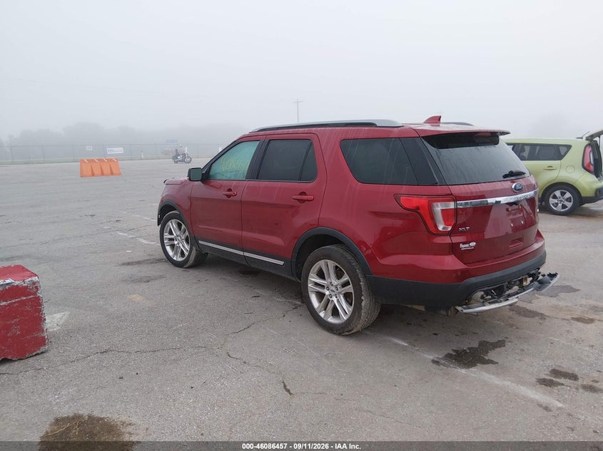 Vin: 1fm5k8d83hgb21487, lot: 46586064, ford explorer xlt 20173