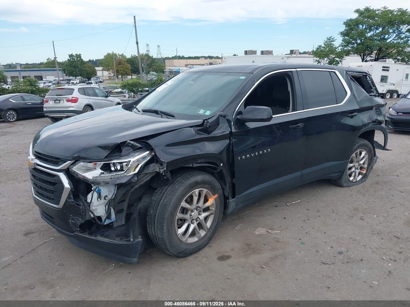 Vin: 1gnevfkw6lj145075, lot: 46586073, chevrolet traverse awd ls 20202