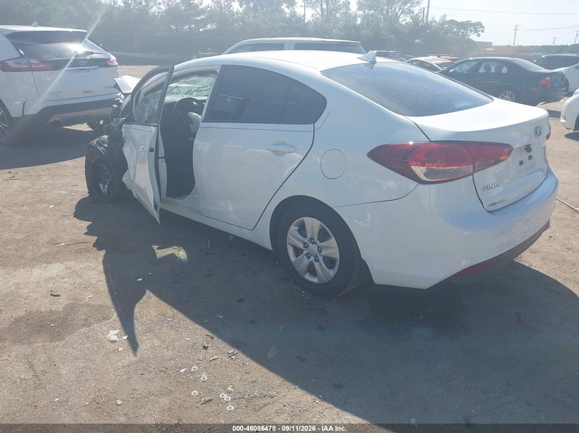 Vin: 3kpfk4a75he083239, lot: 46586085, kia forte lx 20173