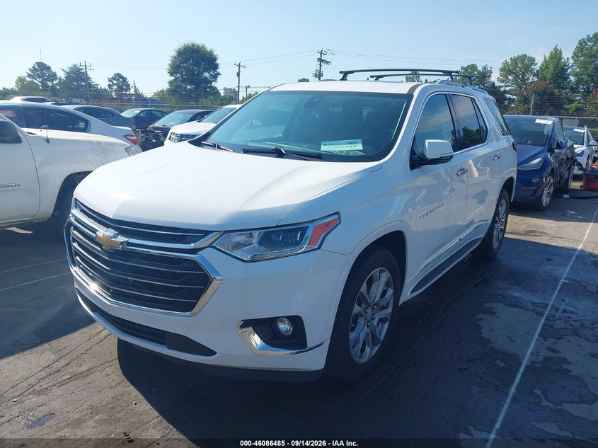 Vin: 1gnevjkw0jj211619, lot: 46586092, chevrolet traverse premier 20182