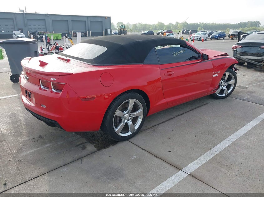 Vin: 2g1fk3dj6c9137715, lot: 46586095, chevrolet camaro 2ss 20124