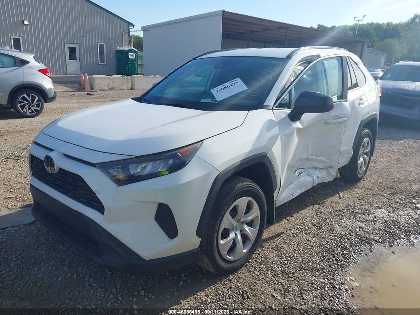 Vin: 2t3f1rfv2mw166696, lot: 46586102, toyota rav4 le 20212