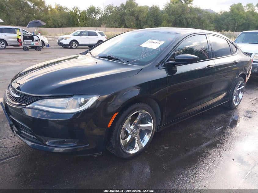 Vin: 1c3cccbb9fn522176, lot: 46586110, chrysler 200 s 20152