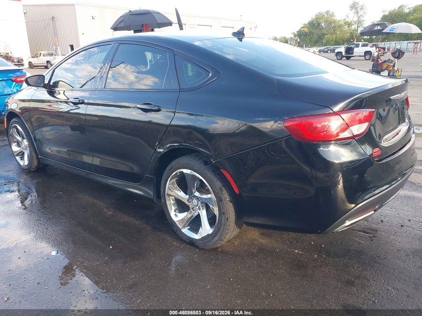 Vin: 1c3cccbb9fn522176, lot: 46586110, chrysler 200 s 20153