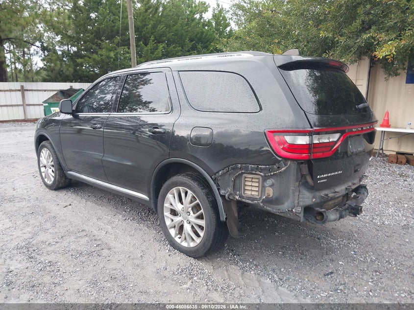 Vin: 1c4rdjdg6gc340738, lot: 46586142, dodge durango limited 20163