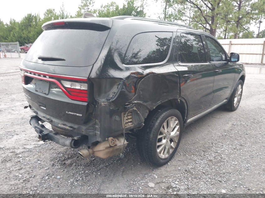 Vin: 1c4rdjdg6gc340738, lot: 46586142, dodge durango limited 20164