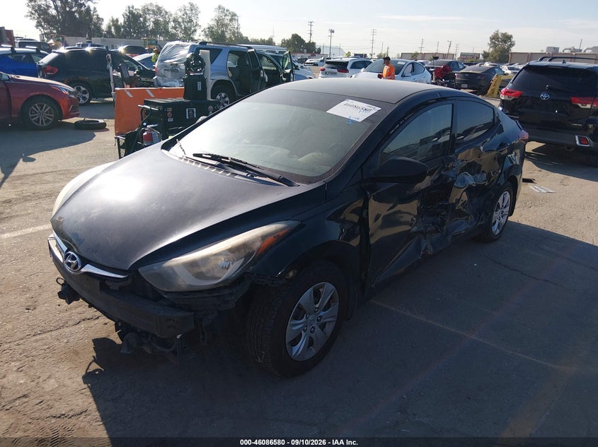 2016 Hyundai Elantra, Звичайний знос, IAAI, VIN 5NPDH4AE1GH779885 — фото 2