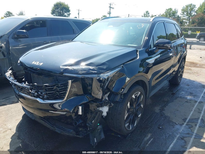 Vin: 5xyrh4jf3rg253959, lot: 46586224, kia sorento ex 20242