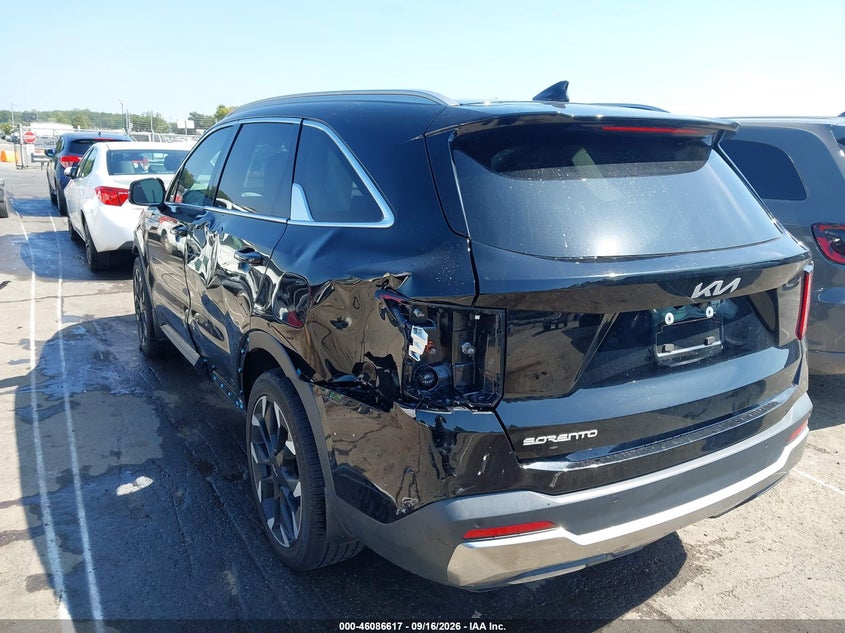 Vin: 5xyrh4jf3rg253959, lot: 46586224, kia sorento ex 20243