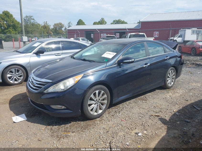 2014 Hyundai Sonata, Удар сзади, IAAI, VIN 5NPEC4AB6EH944559 — фото 2